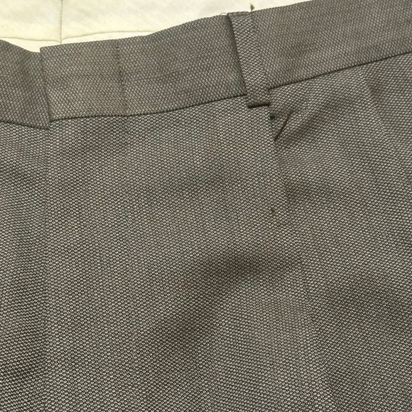 Slates by Dockers Mens 40x32 Pleated Wool Blend Dress Pants grey Casual Office - Picture 2 of 11